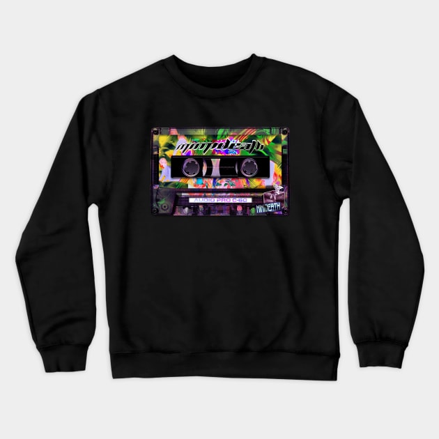 Mimideath Cassette Crewneck Sweatshirt by Big Tees